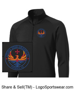 Sport-Tek Men's Sport-Wick Stretch 1/2-Zip Pullover  Design Zoom